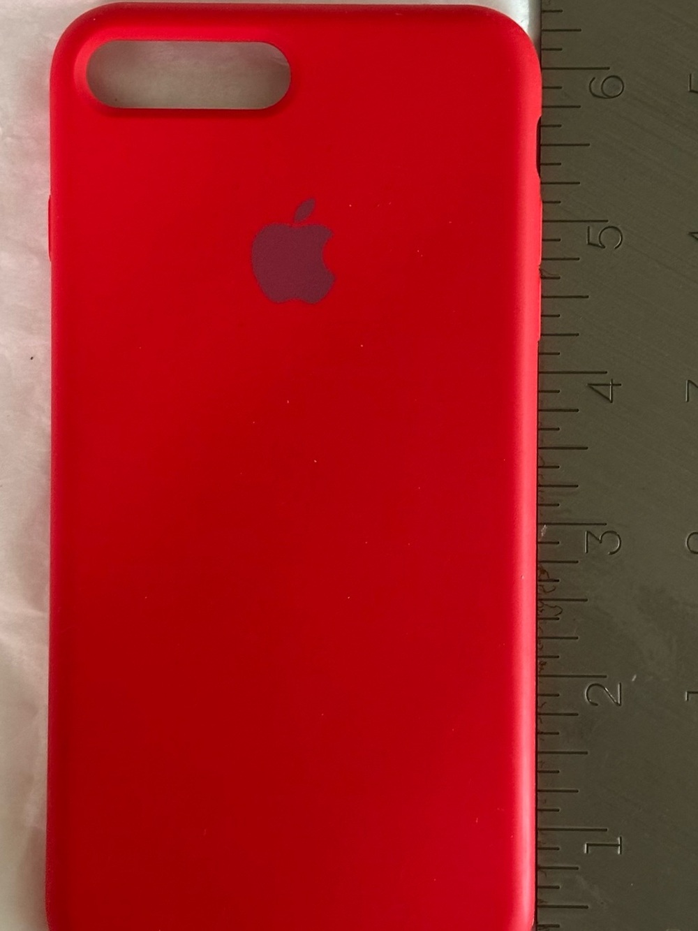 Apple RED Silicone Case for iPhone 7 Plus/8 Plus Smartphone Cover - Picture 6 of 11
